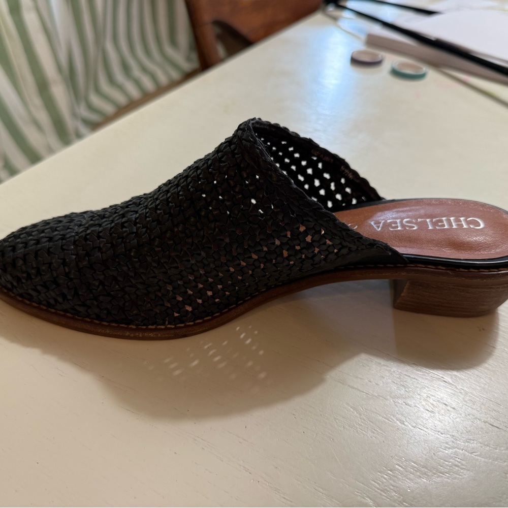 Black Woven Women's Mules - worn once!